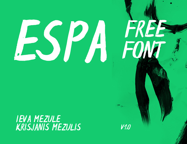 Espa Brush Free Font