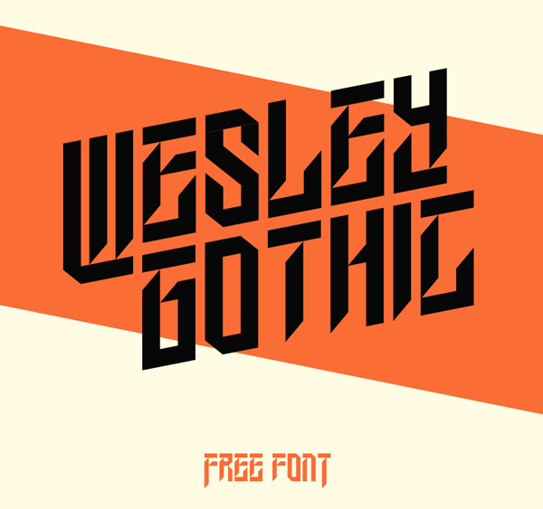 Wesley Gothic Free Font