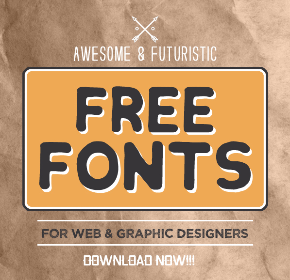 New Awesome & Futuristic Free Fonts for Designers
