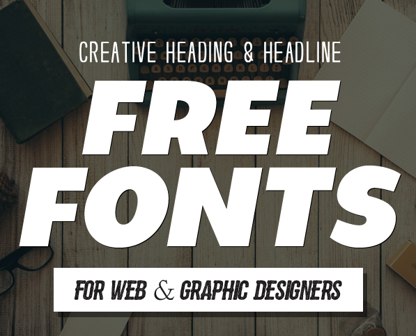 Free Fonts – 18 New Fonts For Designers