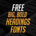 Post Thumbnail of Fresh Free Fonts for Big Bold Headings