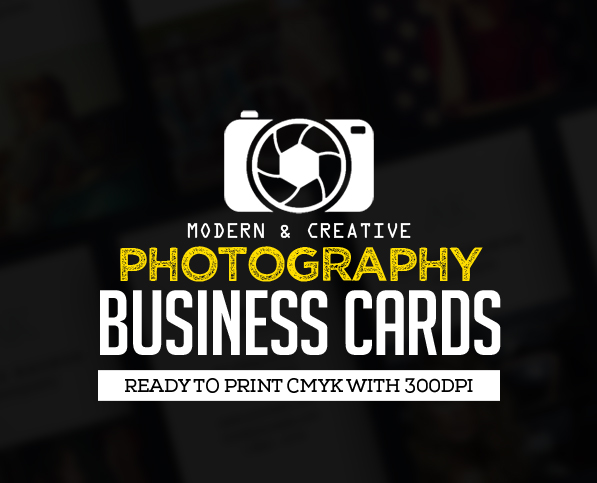 Creative Photography Business Card PSD Templates