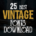 Post Thumbnail of 25 Best Vintage Fonts