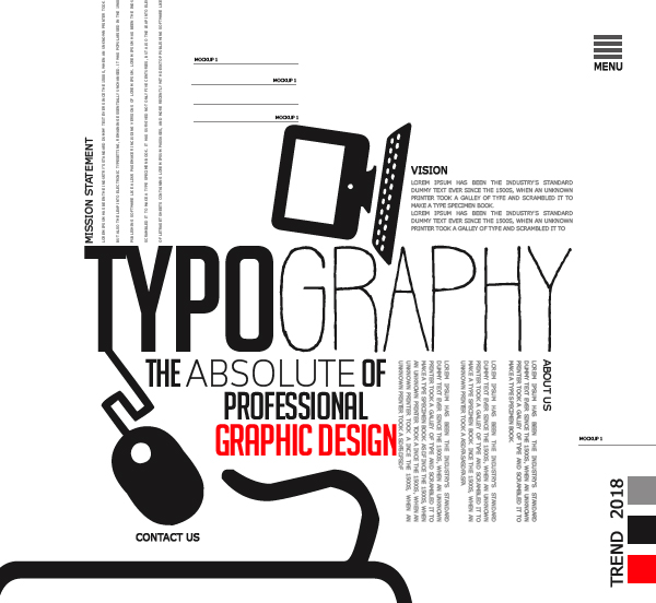 Typography – The Absolute of Professional Graphic Design