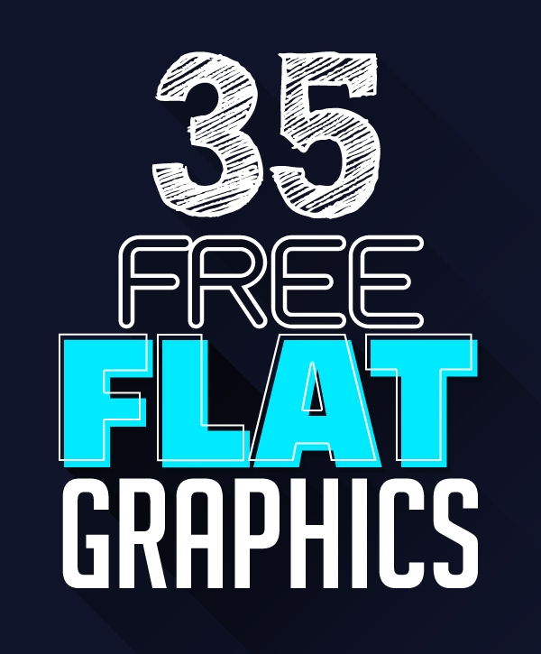 35 Free Flat Graphics and Web Elements for Designers