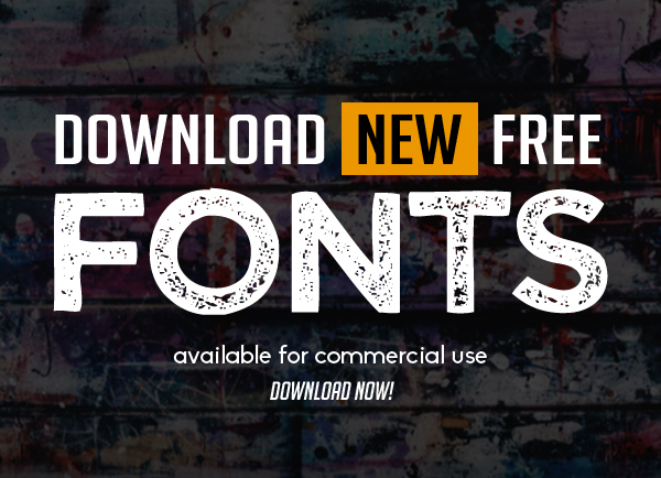 Download New Free Fonts for Graphic Design (16 Fonts)