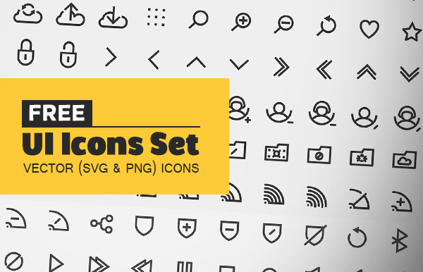 140+ Free Vector UI Icons (SVG)