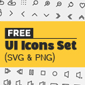 Post Thumbnail of 140+ Free Vector UI Icons (SVG)