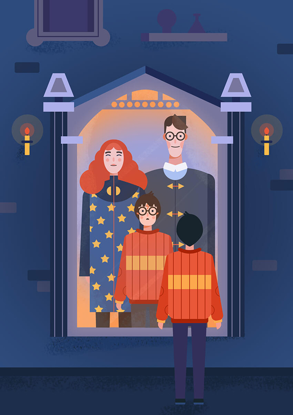 How to Create a Harry Potter and the Mirror of Erised Illustration in Adobe Photoshop