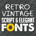 Post Thumbnail of Best Retro / Vintage Script Fonts for Designers