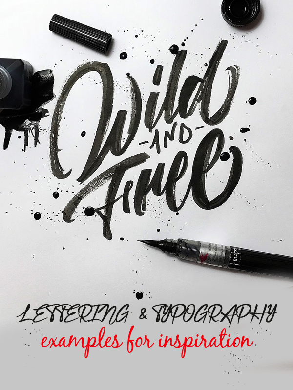 29 Remarkable Lettering and Typography Designs for Inspiration