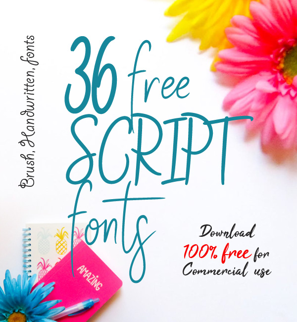 36 Free Script Fonts for Graphic Designers