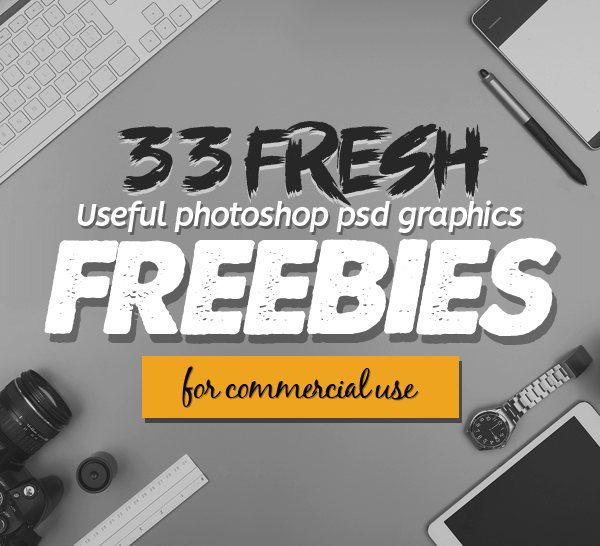 33 Fresh Free PSD Files for Designers (Freebies)