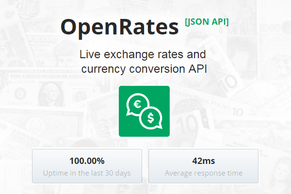 OpenRates: An Easy-to-Use Currency Conversion API
