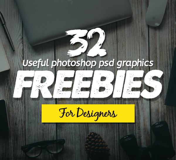 Freebies: 32 Fresh Photoshop PSD Files