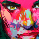 Post Thumbnail of Amazing Graffiti Portrait Painting by Francoise Nielly