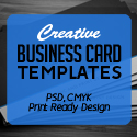 Post Thumbnail of Creative Business Card PSD Templates (28 Print Ready Design)