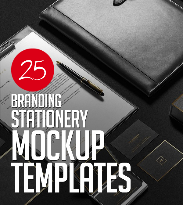 Professional Branding Identity Stationery MockUps – 25 Design