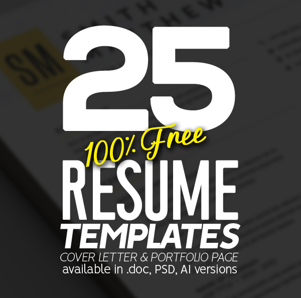 25 Fresh Free Professional Resume Templates