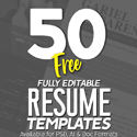 Post Thumbnail of 50 Free CV / Resume Templates - Best for 2019
