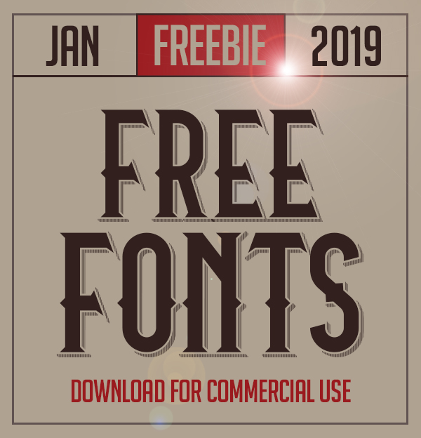 20 New Free Fonts For 2019