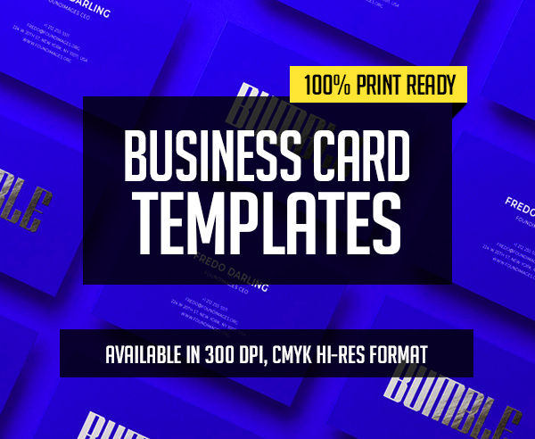 New Professional Business Card Templates – 32 Print Design