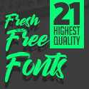 Post Thumbnail of 21 Fresh Free Fonts for Graphic Designers