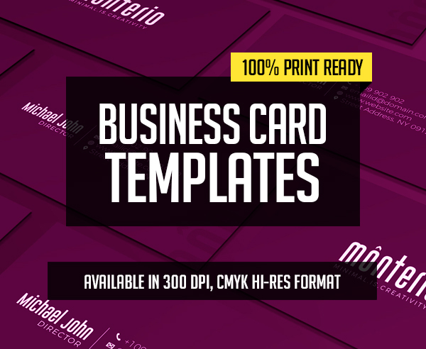 New Creative Business Card Templates – 28 Print Design