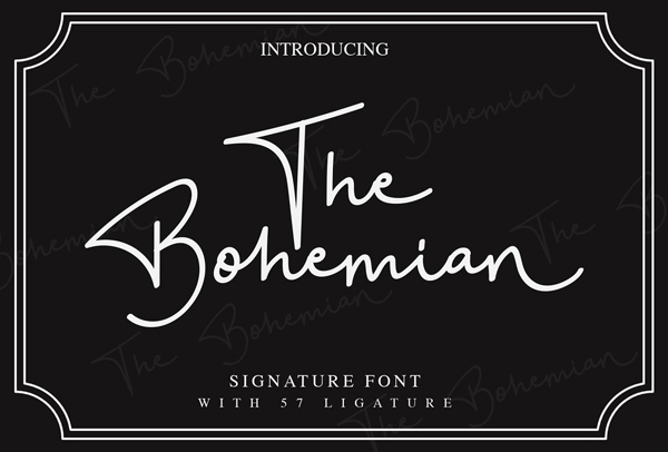 The Bohemian Signature Free Fuente