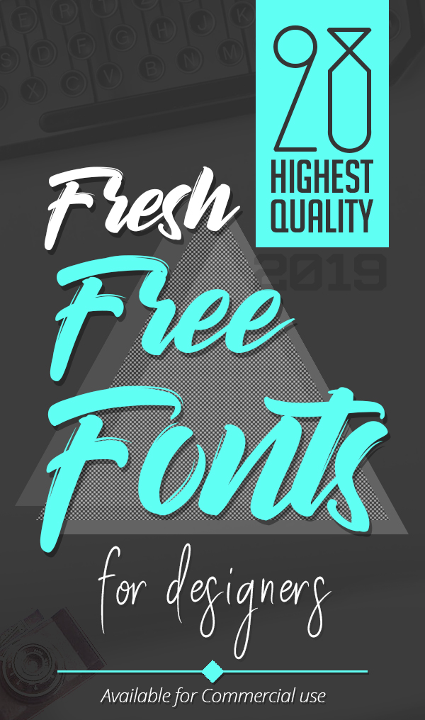 28 Fresh Free Fonts for Graphic Designers
