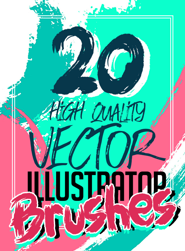 20 New High Quality Vector Illustrator Brushes