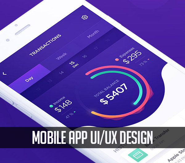 25 Modern Mobile App UI Design with Amazing UX