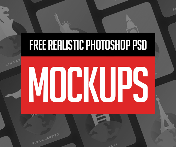 New Free Photoshop PSD Mockups for Designers (25 MockUps)