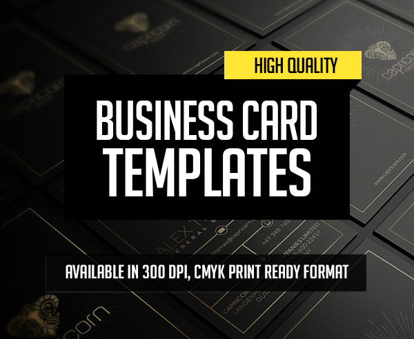New Creative Business Cards Templates – 27 Print Design