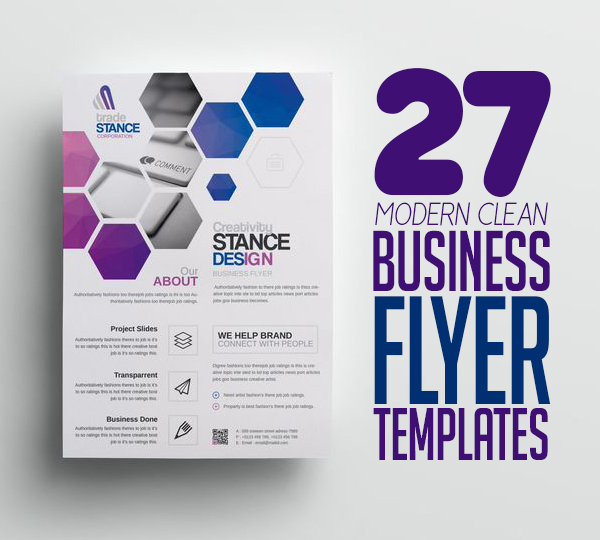 Flyer Templates: 27 Modern Business Flyer Templates