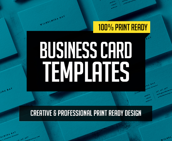 New Creative Business Card Templates – 29 Print Design