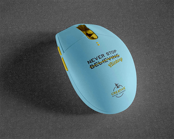Free traditional wireless mouse model PSD