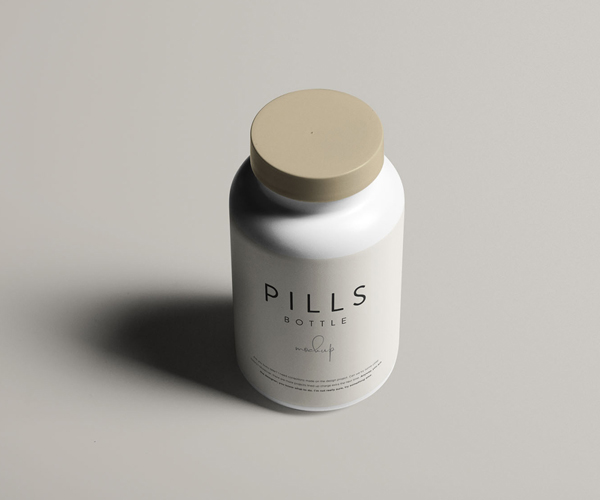 Pills bottle model