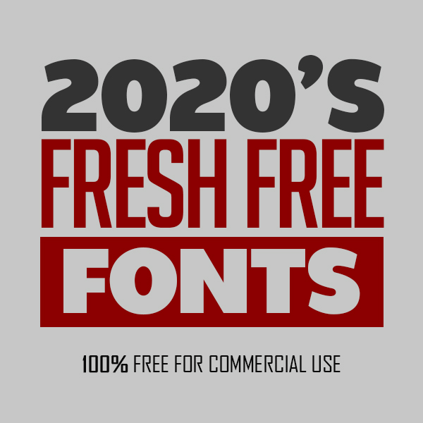 25 Fresh Free Fonts for Graphic Designers