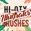 Post Thumbnail of 22 High Quality Illustrator Brushes