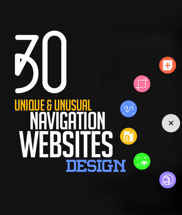 Unusual Navigation Websites Design – 30 Stylish Web Examples