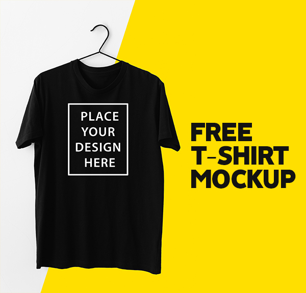 mechanism Investigation silence Free T-Shirt Mockup PSD | Freebies | Graphic Design Junction