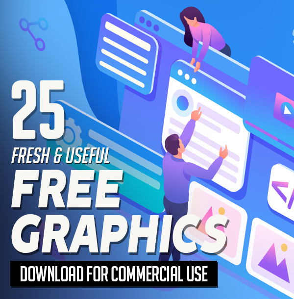 25 Fresh Free Graphics for Designers