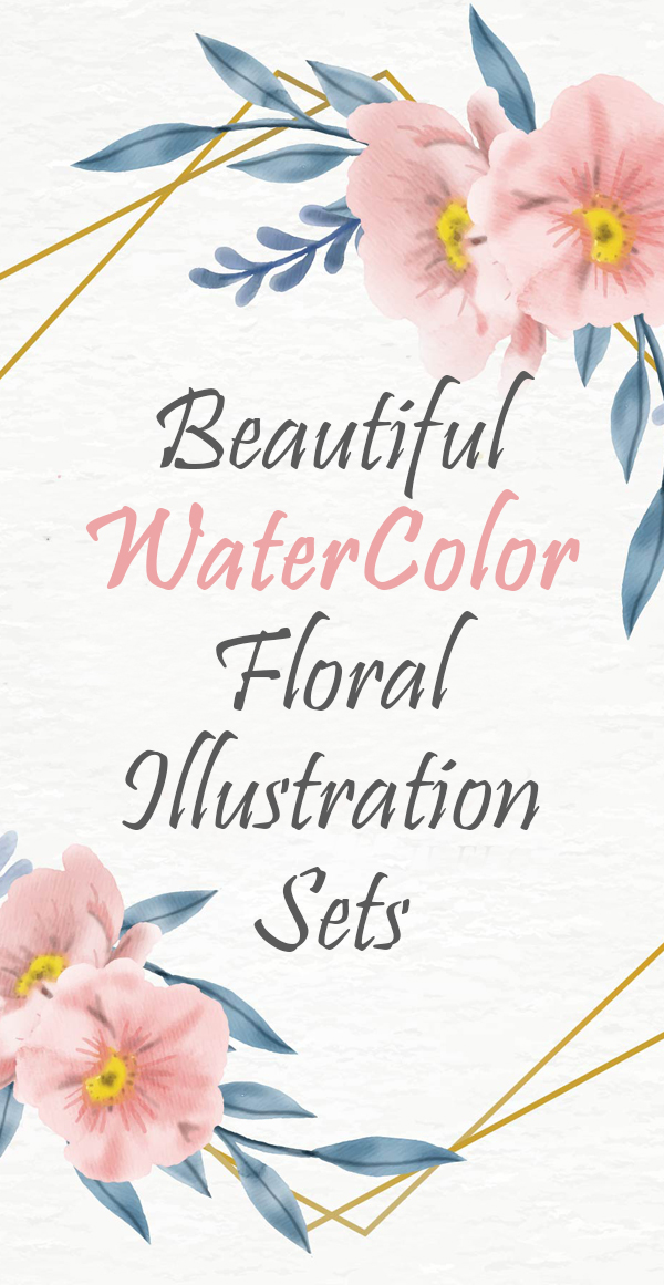 Beautiful Watercolor Floral Illustrations