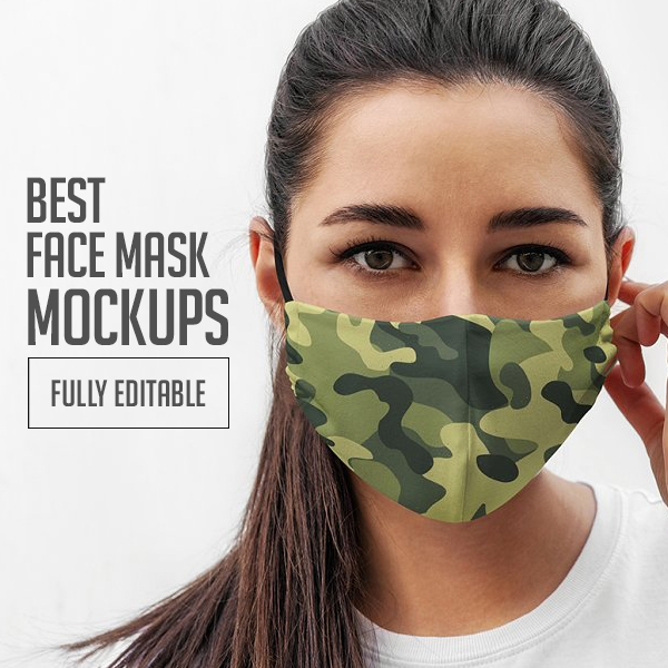 20+ Best Face Mask Mockups (PSD, Mockup Templates)