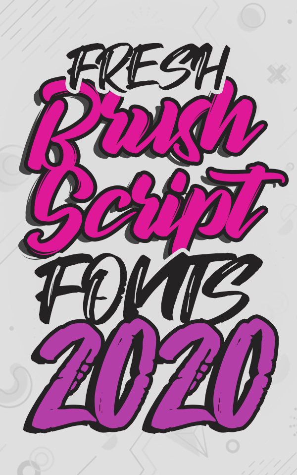30+ Fresh Brush Fonts and Script Fonts