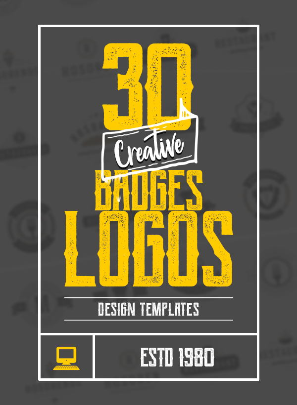 30 Creative Logos, Badges Designs For Inspiration