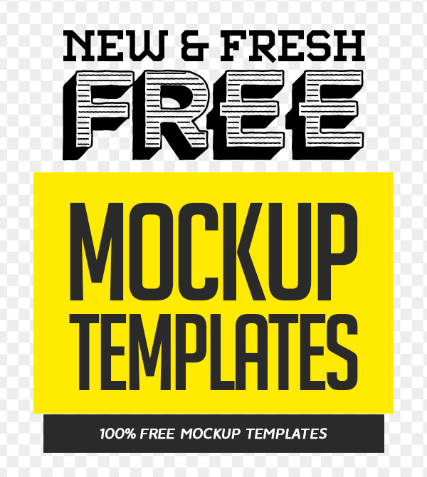 Free PSD Mockups: 25 New MockUp Templates