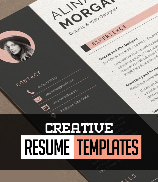 15+ Creative CV / Resume Templates with Cover Letters