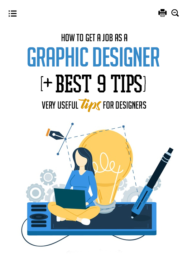 How To Get A Job As A Graphic Designer [+ Best 9 Tips]